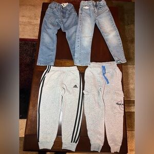 Kids sweat pants and jeans bundle
